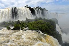 29 Salto Floriano Falls And Garganta Del Diablo Devils Throat On The Right From Devils Throat Iguazu Falls Brazil Viewing Platform